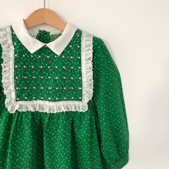 Vintage Polly Flinders Holiday Dress, size 5/6 - Picture 4 of 6